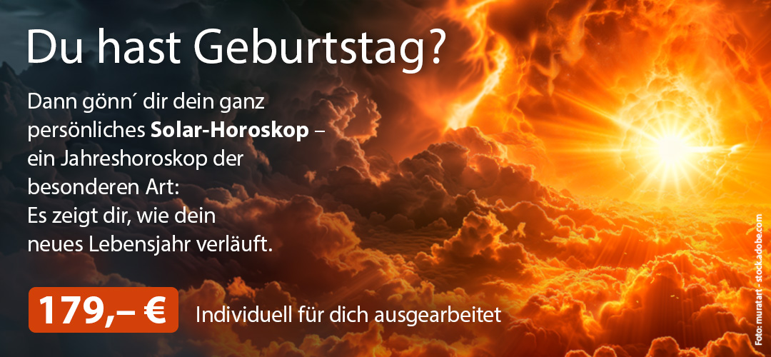 Angebot Jahreshoroskop mit Solarhoroskop